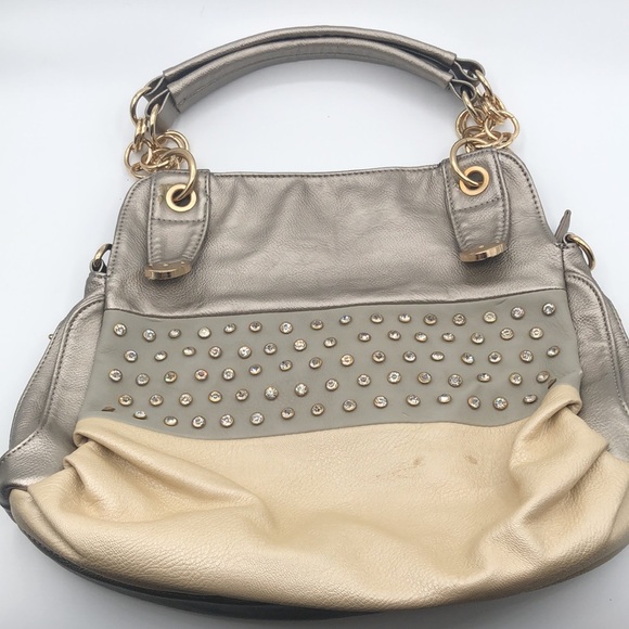 Fancy Purse Light Gray and Cream - Picture 11 of 13